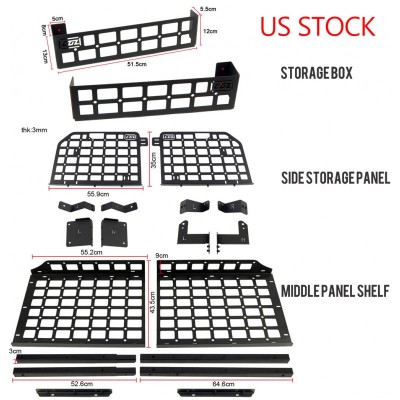 Car Trunk Storage Panel Shelf Molle Pannel Storage panel shelf For Ford Bronco 2021-2023 4 Door