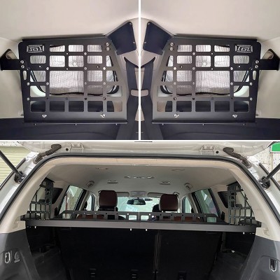 Car Trunk Storage Panel Shelf Molle Panel Storage Shelf For Isuzu MU-X 2013-2019