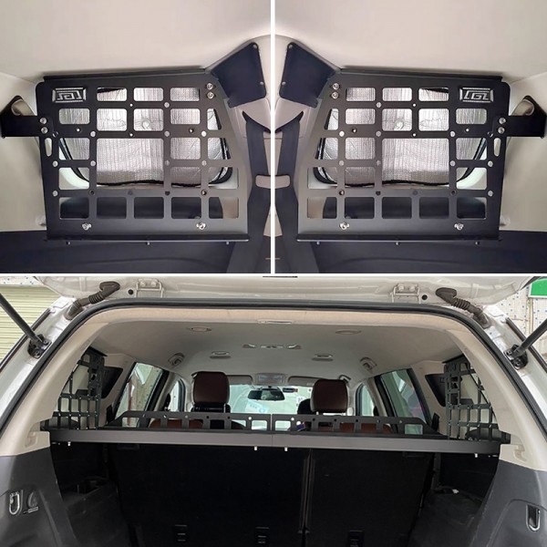 Car Trunk Storage Panel Shelf Molle Panel Storage Shelf For Isuzu MU-X 2013-2019