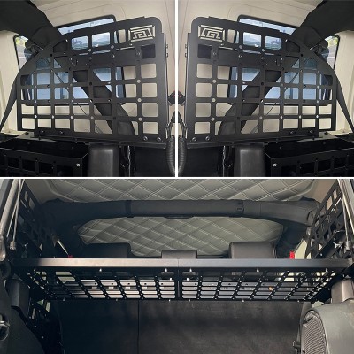 Car Trunk Storage Panel Shelf Molle Panel Storage Shelf For Jeep Wrangler JK 4 Door 2007-2017