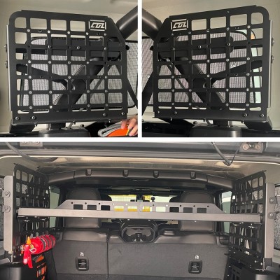 Car Trunk Storage Panel Shelf Molle Panel Storage Shelf For Jeep Wrangler (JL) 4 Door 2018-2022