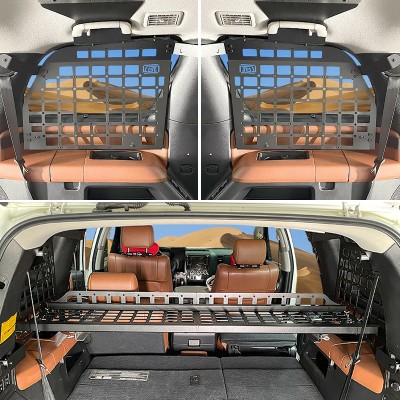 Car Trunk Storage Panel Shelf Molle Panel Storage Shelf For Toyota Sequoia 2008-2021