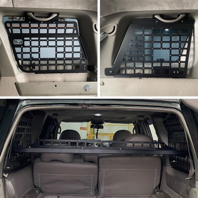 Car Trunk Storage Panel Shelf Molle Panel Storage Shelf For Nissan Patrol Y61 1997-2016 5 Door