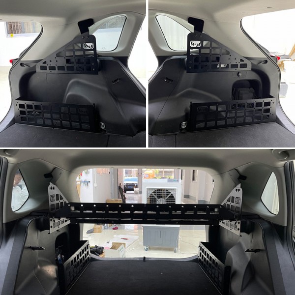 Car Trunk Storage Panel Shelf Molle Panel Storage Shelf For Toyota RAV4 2019-2024